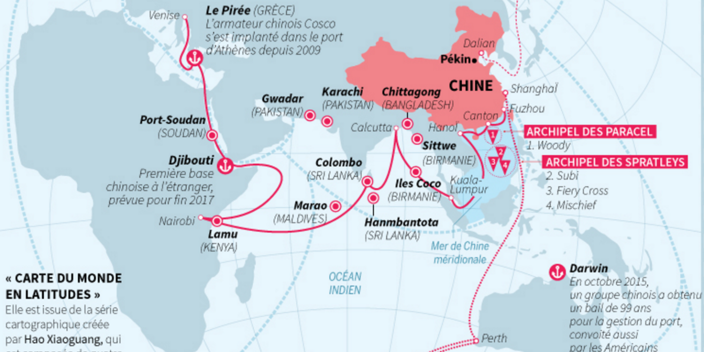 La Chine se cartographie au centre du monde